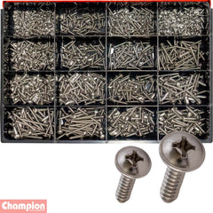 Champion - Stainless Steel Mushroom Head Self-Tapping Screw Master Kit | CA1835
