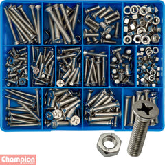 Champion - Imperial Stainless Steel Countersunk Phillips Screws Assortment 316/a4 | CA1887