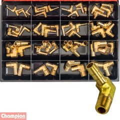 Champion - Male Brass Hose Tail Elbow Assortment | CA2068
