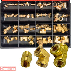 Champion - Female Brass Hex Hose Joiner Assortment | CA2069