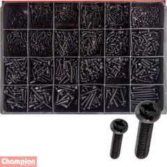 Champion - Metric Black Machine Screw Master Kit | CA2100