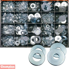 Champion - Flat X Body Washer Zinc Plated Master Kit | CA2240