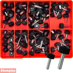 Champion - Metric Round Knurled Thumb Screws Zinc Plated Assortment | CA275