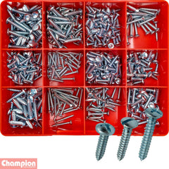 Champion - Slotted Self Tapping Screw Assortment | CA420