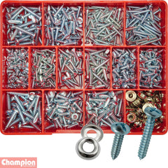Champion - Slotted Self Tapping Screw Assortment | CA550