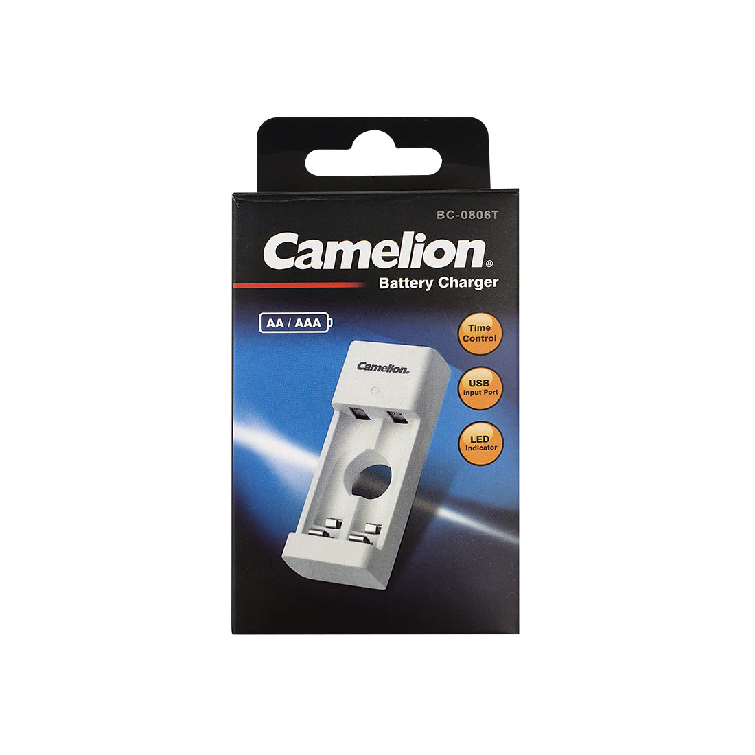 Power DC - Camelion AA/AAA Ni-Cd Ni-Mh Battery Charger | CABC0806T