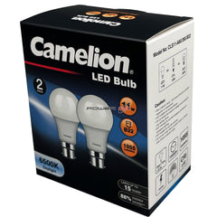 Power DC - Camelion Led Light Globe 11W 240V Bayonet 2pk - Daylight 6500K | CACLS11B22D/2