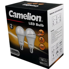 Power DC - Camelion Led Light Globe 14W 240V Edison 2pk - Warm 2700K | CACLS14E27W/2
