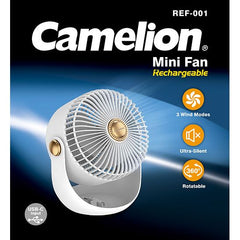 Power DC - Camelion Rechargeable Mini Fan | CARF001