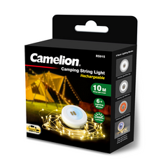 Power DC - White 2-In-1 Rechargeable Camping And String Light | CATRS915