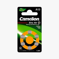 Power DC - CAMELION A13 Zinc Air 1.45V 6Pc | CAZA13