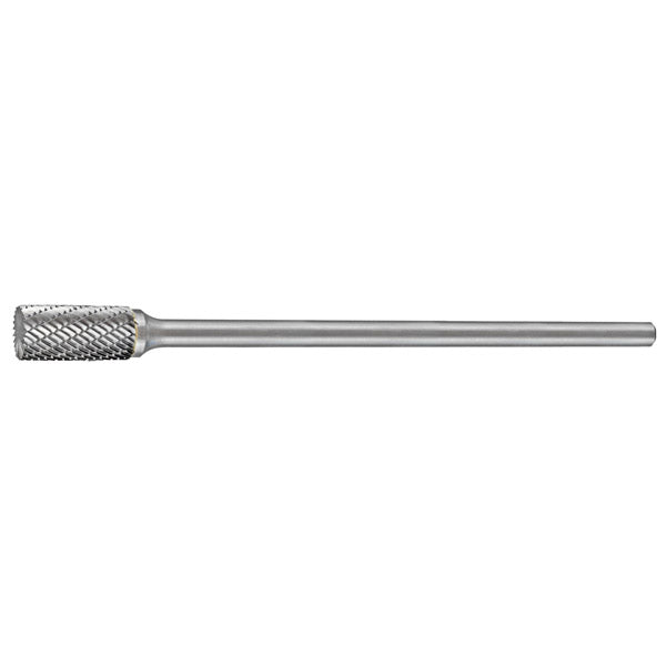 ITM - HOLEMAKER CARBIDE BURR CYLINDRICAL END CUT 1/2" X 1" HEAD 1/4" X 6" EXTENDED SHANK, DC | CB-SB5L6