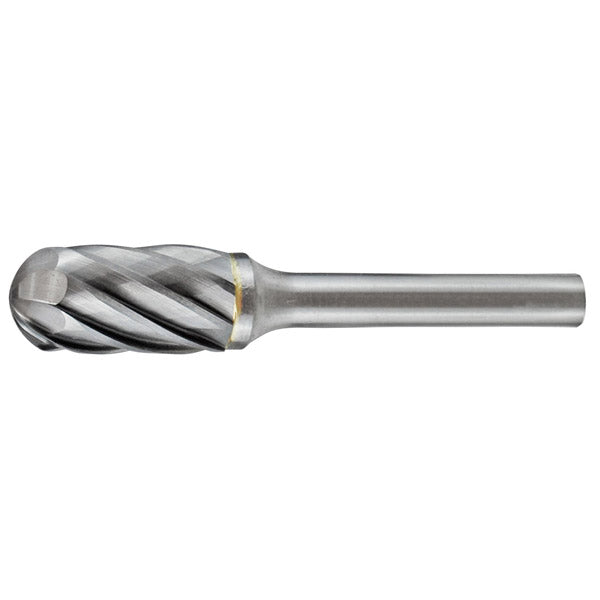 ITM - HOLEMAKER CARBIDE BURR CYLINDRICAL RADIUS END 3/8" X 3/4" HEAD 1/4" SHANK AC | CB-SC3-AC