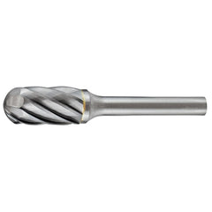 ITM - HOLEMAKER CARBIDE BURR CYLINDRICAL RADIUS END 3/8" X 3/4" HEAD 1/4" SHANK AC | CB-SC3-AC