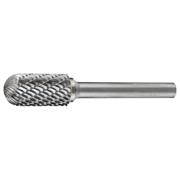 ITM - HOLEMAKER CARBIDE BURR CYLINDRICAL RADIUS END 1/4" X 1/2" HEAD 1/8" SHANK DC | CB-SC51