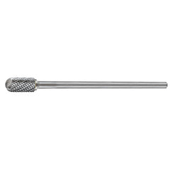 ITM - HOLEMAKER CARBIDE BURR CYLINDRICAL RADIUS END 1/2" X 1" HEAD 1/4" X 6" SHANK DC | CB-SC5L6
