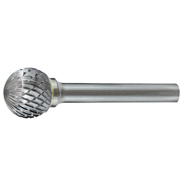 ITM - HOLEMAKER CARBIDE BURR, BALL SHAPE, 1/2" DIAMETER, 1/4" SHANK DC | CB-SD5