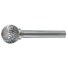 ITM - HOLEMAKER CARBIDE BURR, BALL SHAPE, 3/4" DIAMETER, 1/4" SHANK DC | CB-SD7