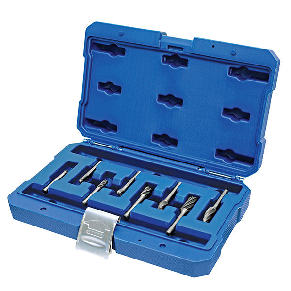 ITM - HOLEMAKER CARBIDE BURR SET, 8PCE SA1-AC, SC1-AC, SD1-AC, SC3-AC, SD3-AC, SE3-AC, SA5-AC, SF5-AC | CB-SET-16