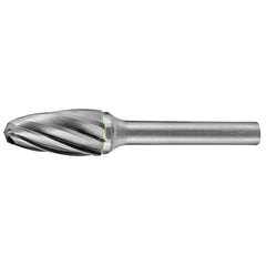 ITM - HOLEMAKER CARBIDE BURR, TREE SHAPE RADIUS END, 1/2" X 1" HEAD, 1/4" SHANK AC | CB-SF5-AC