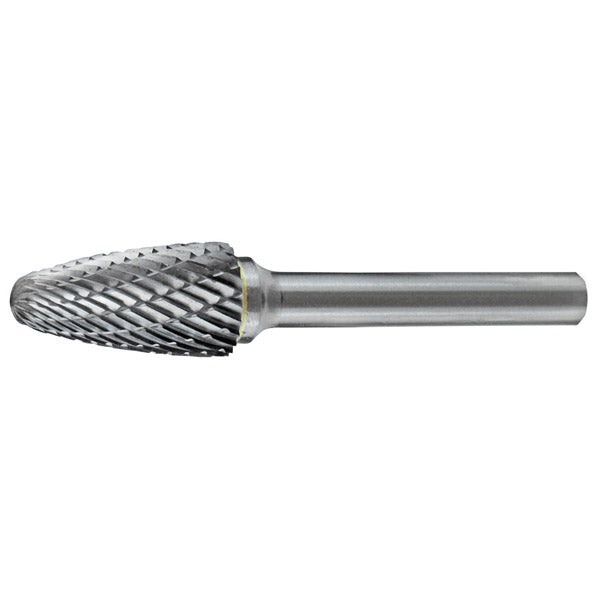 ITM - HOLEMAKER CARBIDE BURR, TREE SHAPE RADIUS END, 1/4" X 1/2" HEAD, 1/8" SHANK DC | CB-SF51