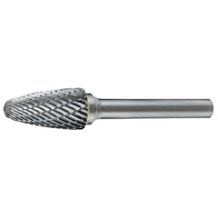ITM - HOLEMAKER CARBIDE BURR, TREE SHAPE RADIUS END 3/4" X 1" HEAD, 1/4" SHANK DC | CB-SF7