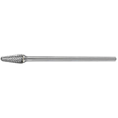 ITM - HOLEMAKER CARBIDE BURR, TAPERED RADIUS END, 1/4" X 5/8" HEAD, 1/4" X 6" EXTENDED SHANK, DC | CB-SL1L6