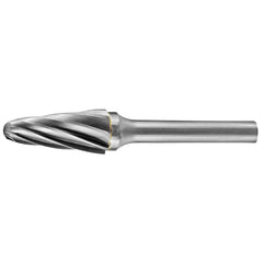 ITM - HOLEMAKER CARBIDE BURR, TAPERED RADIUS END, 3/4" X 1-1/2" HEAD, 1/4" SHANK AC | CB-SL7-AC