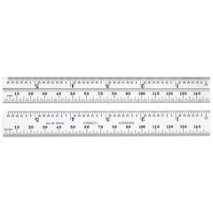 Starrett - 150mm Blade Satin Chrome - Metric/English Grad | CB150-36