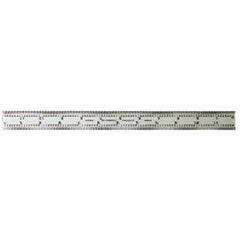 Starrett - 18in Blade 16R Grad Satin Chrome | CB18-16R