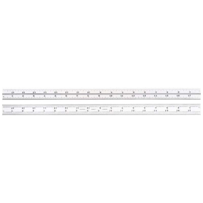 Starrett - 18in Blade 4R Grad Satin Chrome | CB18-4R