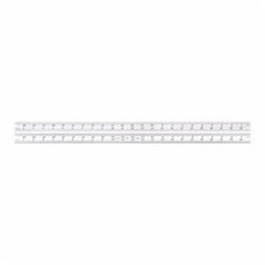 Starrett - 24in Blade 6R Grad Satin Chrome | CB24-6R