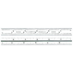 Starrett - Combination Square 6in 4R Grad Satin Chrome | CB33J-4R