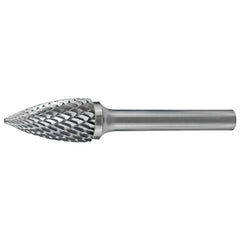 ITM - HOLEMAKER CARBIDE BURR, TREE SHAPE POINTED END 1/2" X 1" HEAD, 6MM SHANK DC | CB6M-SG5