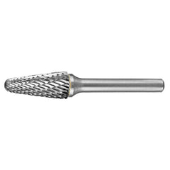 ITM - HOLEMAKER CARBIDE BURR, TAPERED RADIUS END, 3/8" X 1-1/16" HEAD, 6MM SHANK DC | CB6M-SL3
