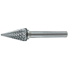 ITM - HOLEMAKER CARBIDE BURR, CONE SHAPE, 3/8" X 3/4" HEAD, 6MM SHANK DC | CB6M-SM4