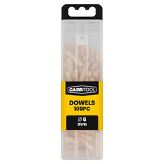 Carbitool - 6mm Dowel 100Pc | CBDWT0600