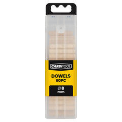 Carbitool - 8mm Dowel 60Pc | CBDWT0800