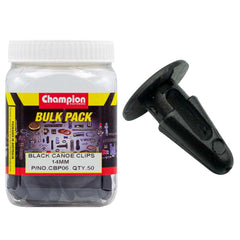 Champion - Canoe Clips :black Length:16mm Hole:8.2 to 8.4mm Head:14mm | CBP06