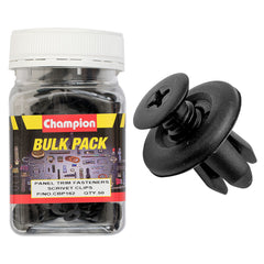 Champion - Scrivets :black Length:12mm Hole:8mm Head:18mm | CBP162