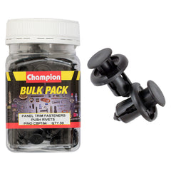 Champion - Push Rivets :black Length:13mm Hole:10mm Head:20mm | CBP164