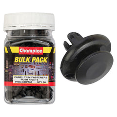 Champion - Push Rivets :black Length:11mm Hole:8mm Head:20mm | CBP165