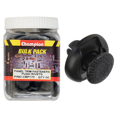 Champion - Push Rivets :black Length:7mm Hole:7mm Head:18mm | CBP170