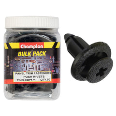 Champion - Push Rivets :black Length:8mm Hole:6mm Head:14mm | CBP171