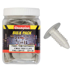 Champion - Xmas Tree Clips :grey Length:20mm Stem Dia: 8mm Head:17.5mm | CBP173