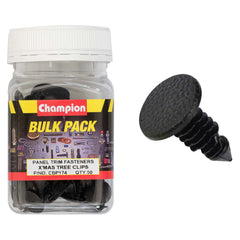 Champion - Xmas Tree Clips :black Length:23mm Stem Dia: 7mm Head:18mm | CBP174