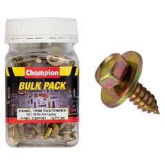 Champion - SELF TAPP SCREWS SEMS HEX IND FLAT WASHERS 6.3 x 19mm | CBP181