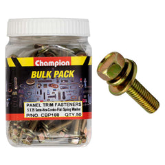 Champion - HEX SET SCREWS SEMS HEX IND COMBO DVE FLAT/SPRING WASHERS M5 x 35mm | CBP188