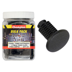 Champion - Xmas Tree Clips :black Length:17.2mm Stem Dia: 6.4mm Head:14mm | CBP58