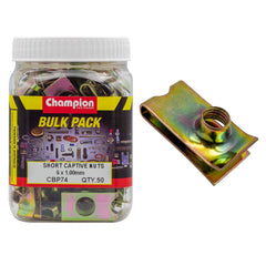 Champion - SHORT CAPTIVE NUTS M6 x 1.00mm | CBP74